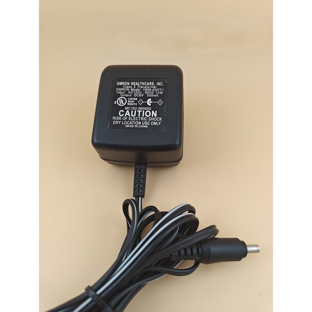 OEM Omron Healthcare Class 2 Transformer AC Adapter DC6V 500mA Power Supply
